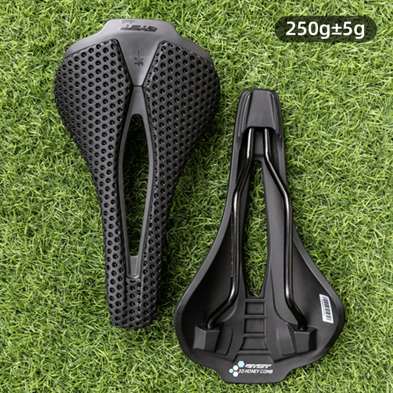 RYET Sella per bicicletta stampata in 3D 120g Cuscino carbonio 250x140mm Sedile bici - immagine 11