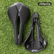 RYET Sella per bicicletta stampata in 3D 120g Cuscino carbonio 250x140mm Sedile bici - Crmoly Rail 3D - immagine 5