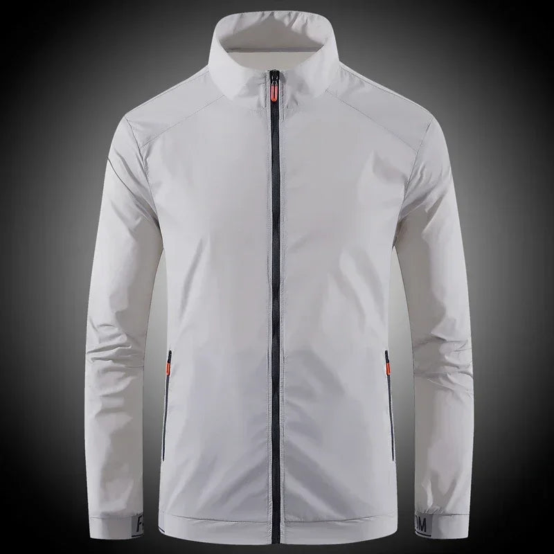 Bomber uomo leggero MoonSpecial – giacca traspirante impermeabile con protezione UV per attività outdoor - Campeda