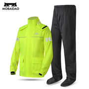 Tuta antipioggia per moto Set giacca e pantaloni impermeabili equitazione - immagine 4