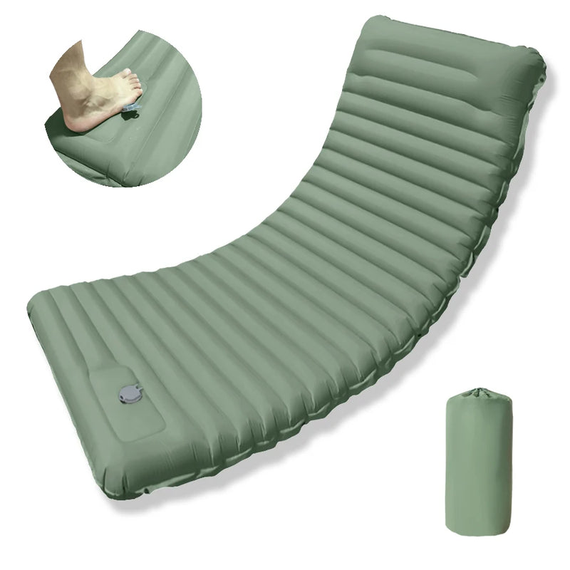 Materassino Gonfiabile Campeggio Ultraleggero con Cuscino – Tappetino Outdoor Pieghevole con Pompa Integrata
