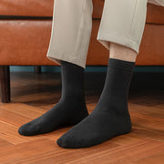 Set 10 paia di calzini da uomo TAXCAIX – cotone morbido e traspirante, business casual, autunno/primavera, colori nero e bianco - Campeda