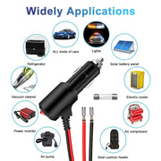 Pulsante interruttore on/off portatile 12V per cavo di prolunga caricabatteria da - immagine 2