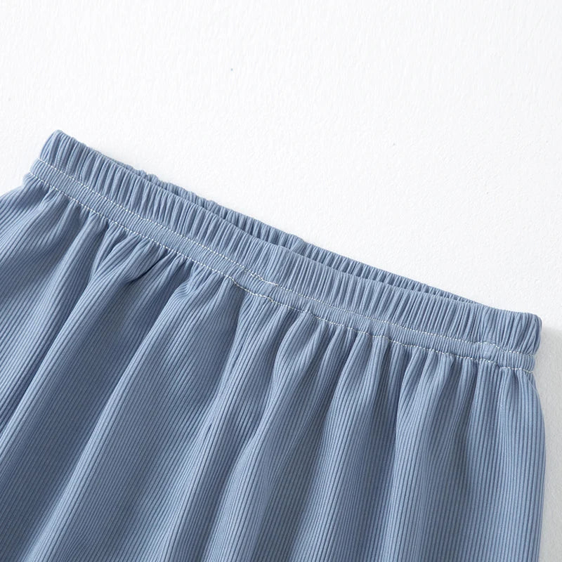 Pantaloncini a maniche corte sottili estivi per bambini da 2/4 pezzi Abito in - immagine 6