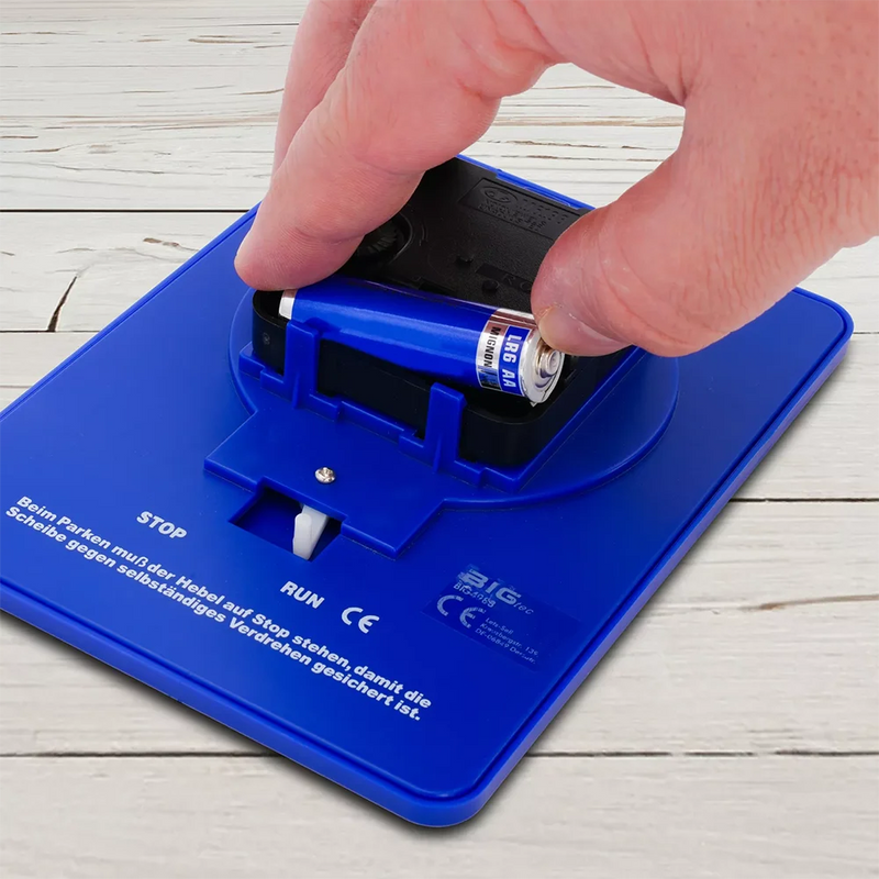 Disco di Parcheggio Portatile in Plastica con Timer per Visualizzazione Orario Arrivo
