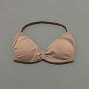 Reggiseno sportivo con spalline Intimo yoga Donna Palestra Top Corsa Esercizio senza - Coffee - immagine 19