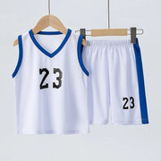 Tuta da basket estiva per BAMBINI Gilet sportivo ragazzi e ragazze Pantaloncini - immagine 12