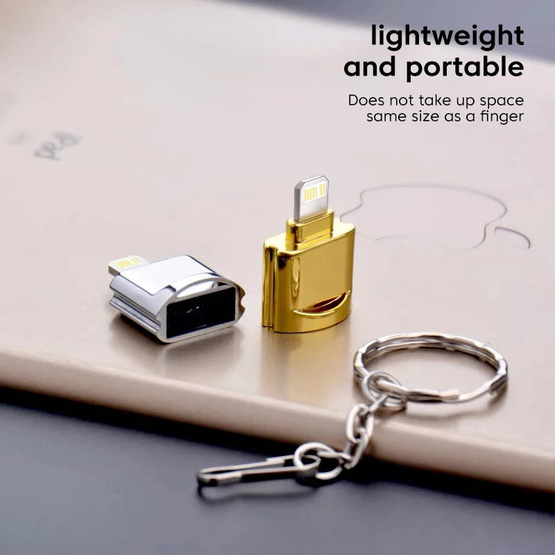Convertitore lettore di schede Micro SD TF per iPhone 13 12 Pro OTG - immagine 4