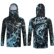 Maglia da Pesca con Cappuccio per Uomo Protezione Solare UPF - immagine 8