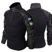Soft Shell Suit Uniforme militare Cappuccio Top impermeabile Pantaloni a maniche - immagine 3