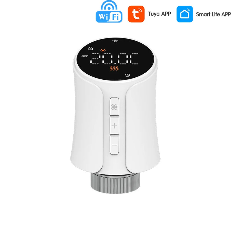 Smart Tuya WiFi/Zigbee TRV testa termostatica attuatore valvola radiatore Home Remote Temperature Controller Alexa Google Home Alice