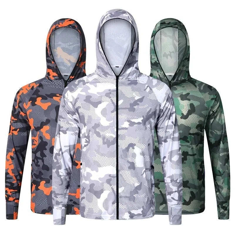 Abbigliamento Estivo da Uomo Mimetico con Protezione Solare - immagine 6