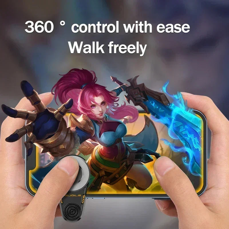 1Pc Telefono Mobile Portatile Joystick Esterno Gioco Camminare Controller di Gioco in Movimento X1 per IPhone Android LOL PUBG Accessori di Gioco