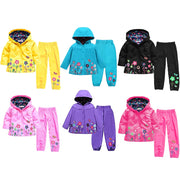 Primavera Autunno Abbigliamento per bambini Completo Giacca a vento Impermeabile