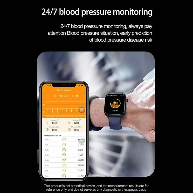Rilevatore diagnostico AI Smart Watch Donna Test della composizione corporea dei - immagine 6