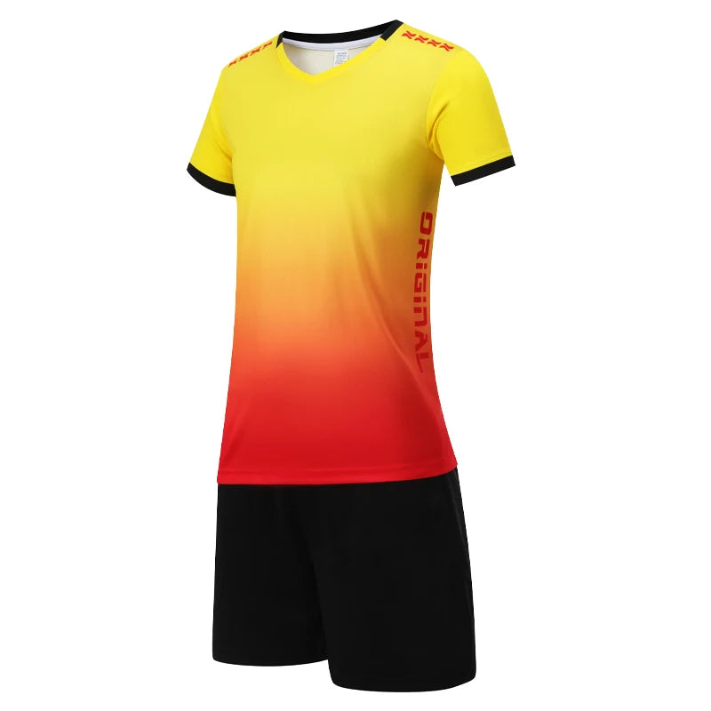 Tuta da badminton donna Pallavolo Ping pong Uniforme Pantaloncini a maniche corte - immagine 10