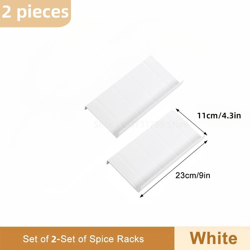 Organizzatore cassetti per spezie da cucina a 4 strati Porta spezie regolabile per barattoli di spezie Bottiglie per condimenti Armadietto dispensa Organizzatore da cucina