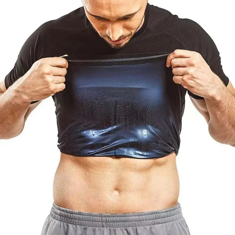 Gilet sauna uomo VEKY – maglia compressione termica dimagrante, fitness modellante effetto sudorazione - Campeda