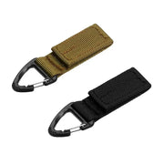Clip Tattica MOLLE Porta Chiavi – Moschettone Nylon per Cintura e Zaino (1/2/3 Pezzi) Accessorio Outdoor EDC - Campeda