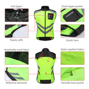 Gilet Ultraleggero WOSAWE Antivento per Moto Abbigliamento Ciclismo - immagine 6