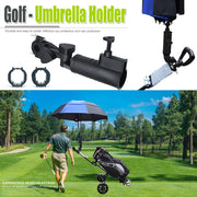 Portaombrelli da golf durevole per esterni regolabile a 180 gradi utilizzato - immagine 4