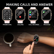 Smartwatch 1.83” Bluetooth Uomo/Donna – Risposta Chiamate, Contapassi, Monitor Sonno per iPhone e Android - Campeda