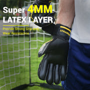 Guanti da Portiere Bambini SPORTOUT – Grip in Lattice 4 mm con Protezione Dita e Traspiranti - Campeda