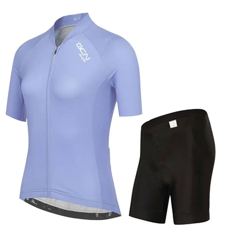 Set di maglie da ciclismo a maniche corte donna - immagine 12