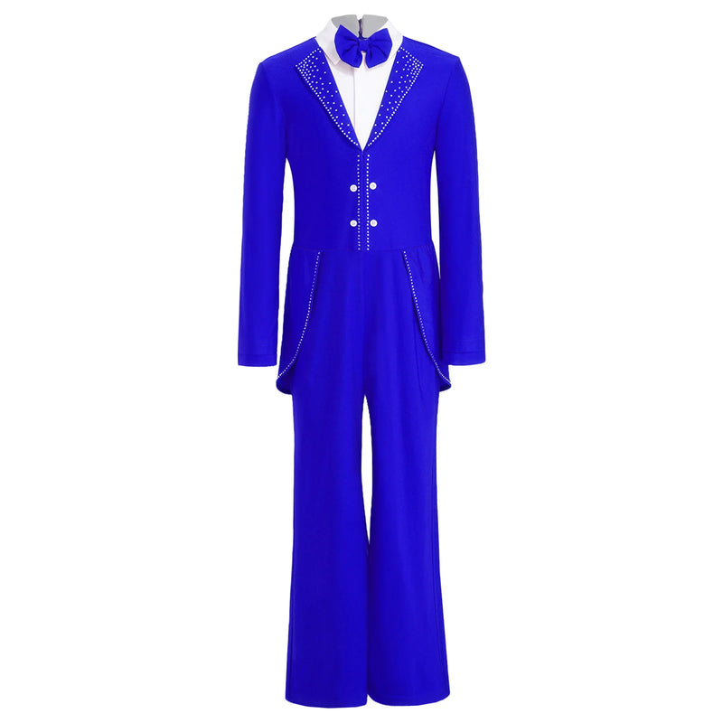Costume da Gentiluomo per Pattinaggio su Ghiaccio Bambini - Royal Blue A 6 - immagine 19
