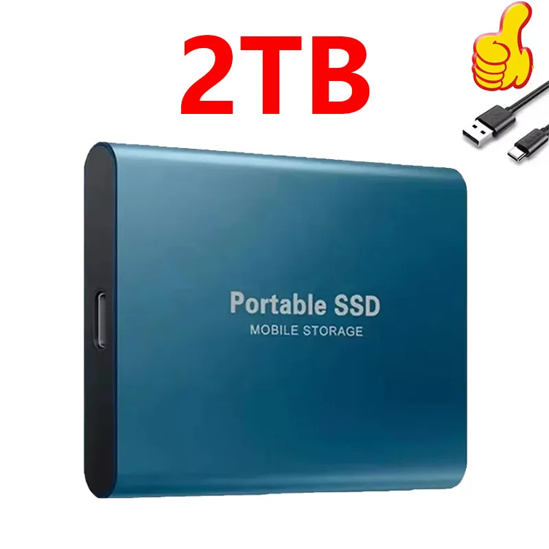 SSD esterno ad alta capacità 256TB HD esterno portatile 2TB Usb3.1 Potente disco a stato solido 1TB per laptop/computer/MAC/telefono