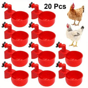 10/20 Pezzi Abbeveratoio Automatico per Polli Ciotola l'Alimentazione dei Pulcini - immagine 8