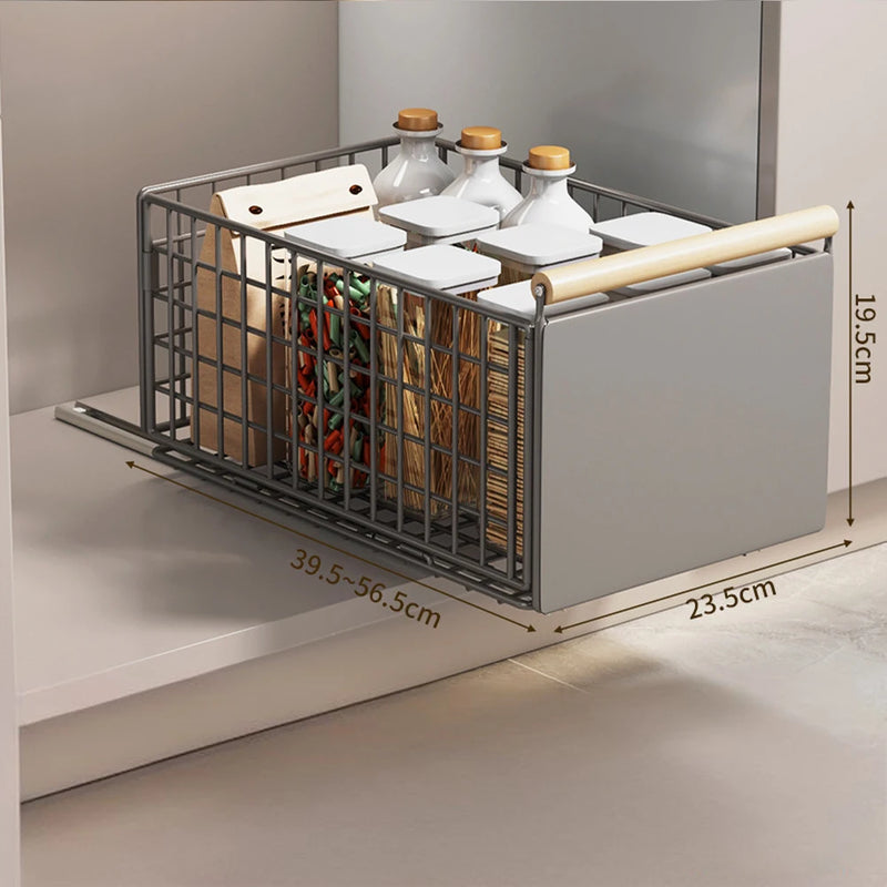 Cassetto da cucina allungabile telescopico per armadio Scaffale estraibile - Large - immagine 2