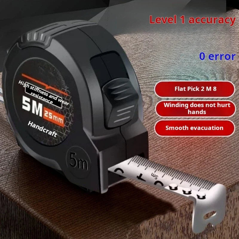 3/5/7.5/10M Retractable Steel Tape Measure Thickened Durable Wear-Resistant Household Measuring Tools for DIY Home Construction