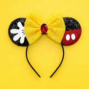 Disney Pink Daisy Duck Bow Fasce per capelli Paillettes viola Fascia orecchie di - 20 - immagine 21