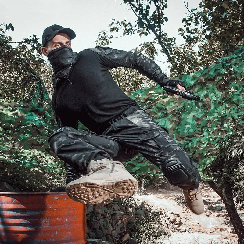 MCBK Uniforme tattica Tute da combattimento Milit Tuta mimetica Camicie caccia - immagine 7