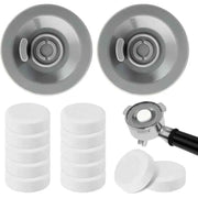 Kit di Pulizia per Macchina da Caffè Espresso 54mm per Breville - Include Disco per Backflush e Pastiglie Detergenti, Compatibile con Ninja Luxe Cafe