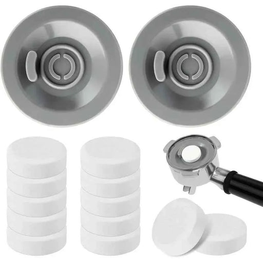 Kit di Pulizia per Macchina da Caffè Espresso 54mm per Breville - Include Disco per Backflush e Pastiglie Detergenti, Compatibile con Ninja Luxe Cafe