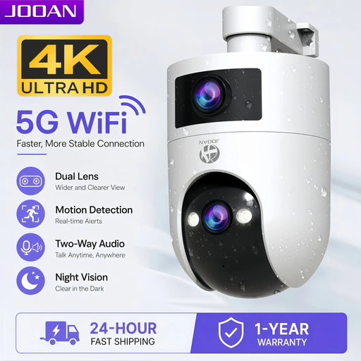 Telecamera IP WiFi 4K da Esterno JOOAN con Doppio Schermo