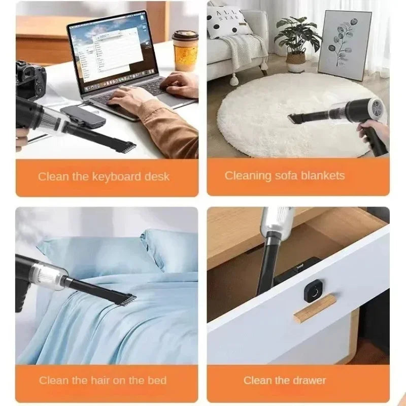 Aspirapolvere Xiaomi 2900000 PA 120w Wireless Super Alta Potente Bagnato Asciutto - immagine 6