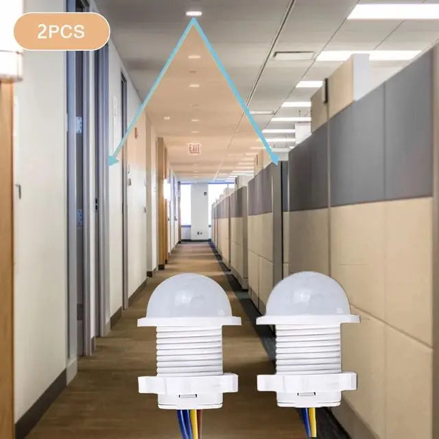 2PCS PIR Rivelatore del Sensore di Movimento Smart Switch Casa Interno Esterno Luce A Infrarossi 110V 220V Modalità di Ritardo Regolare Interruttore di Illuminazione