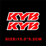 Adesivi Forcella Moto Showa KYB WP – Sticker Vinile Impermeabili per Ammortizzatori, Decalcomanie Sospensioni Moto - Campeda