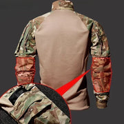 Tute mimetiche Camicie tattiche Set da allenamento Multi-tasca Army Multicam Uniformi - immagine 5