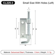 2 Pezzi CL225 Perno a Molla in Acciaio Inox 304 Argento - CL225-3-DKGS-LEFT - immagine 11