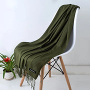Sciarpa di Pashmina da donna Scialli Morbida sensazione cashmere Foulard viaggio - 38 - immagine 21