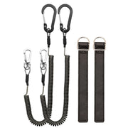Porta attrezzi da pesca Cravatta per cintura Avvolgente canne Cinghie Elasticità 2M - 2 set - immagine 3