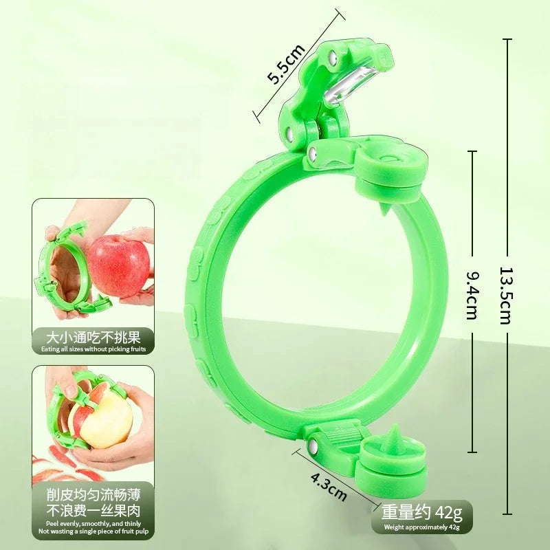 Strumenti per frutta e verdura Pelapatate rotante portatile per gadget da cucina per mela pera Pelapatate a spirale per frutta Idee regalo