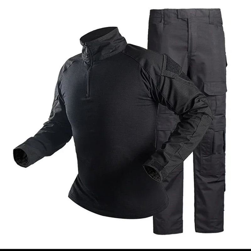 Kit tattici Tute mimetiche da esterno per uomo Uniforme combattimento Pantaloni - immagine 4