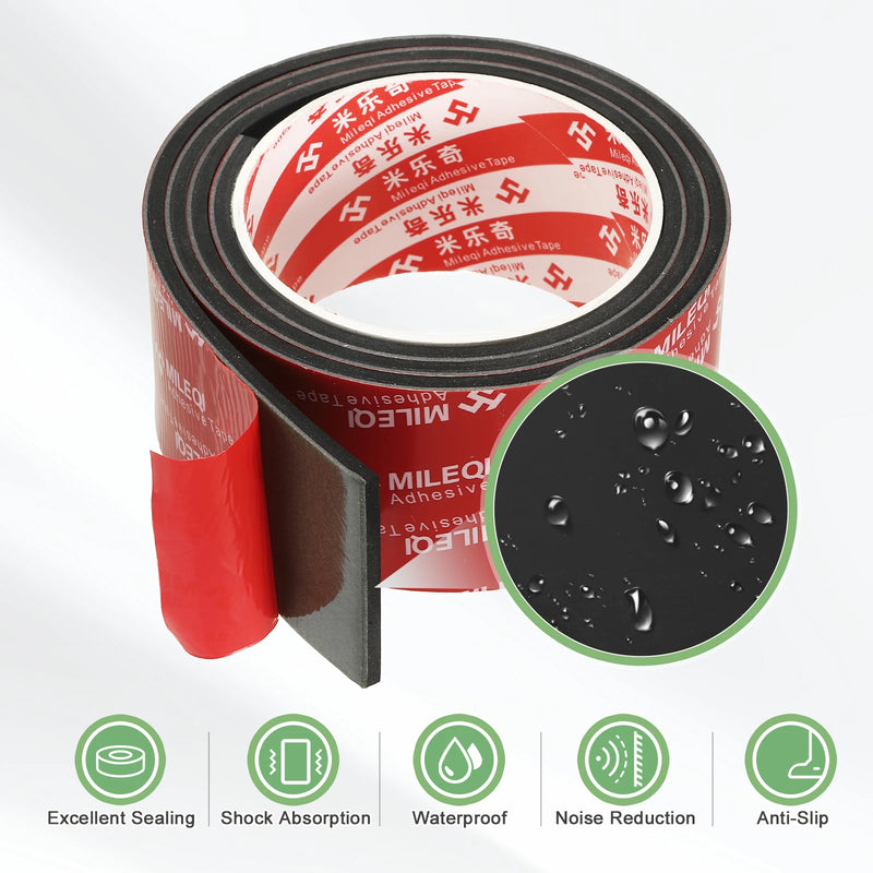 2 Pezzi Strisce di Gomma Neoprene Autoadesive da 1M - immagine 4