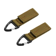 Clip Tattica MOLLE Porta Chiavi – Moschettone Nylon per Cintura e Zaino (1/2/3 Pezzi) Accessorio Outdoor EDC - Campeda