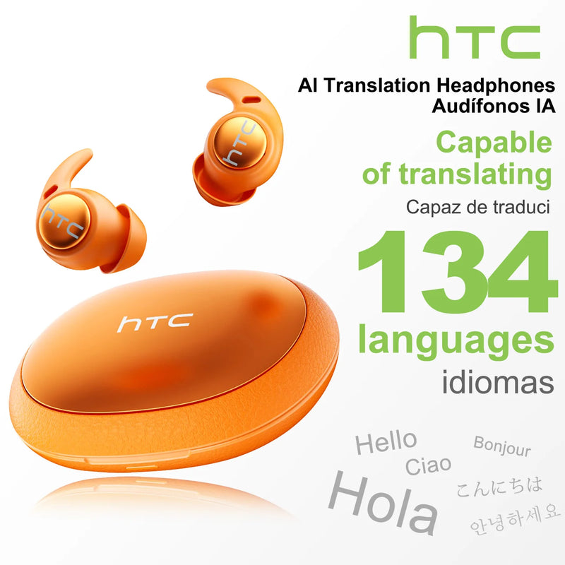 Auricolari Bluetooth HTC NE76 Traduttori AI - immagine 8